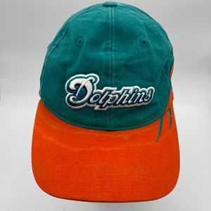 MIAMI DOLPHINS SPL28 NFL 90s Adjustable Green Cap Hat